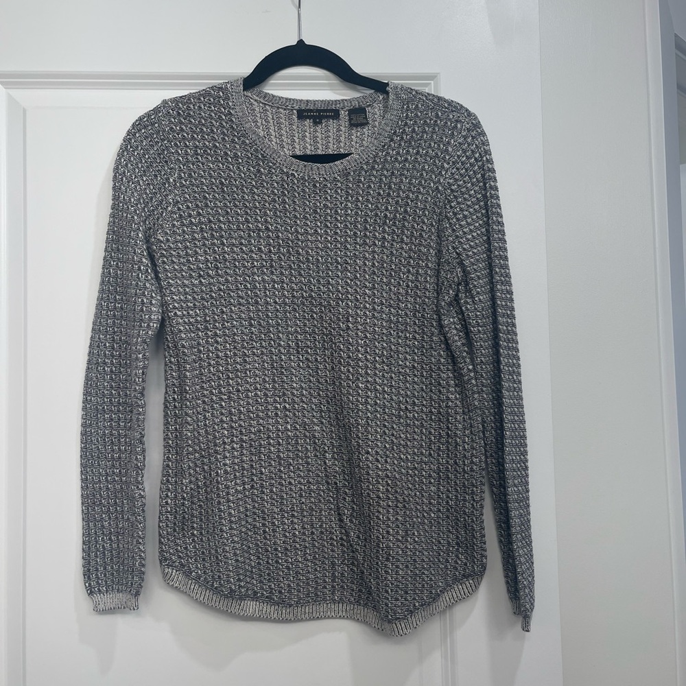 JEANNE PIERRE Gray Women's Sweater
